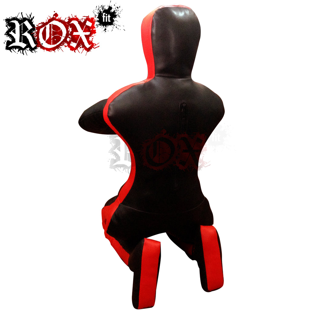 Grappling Dummy Submission Style MMA Dummy Black Red Vinyl