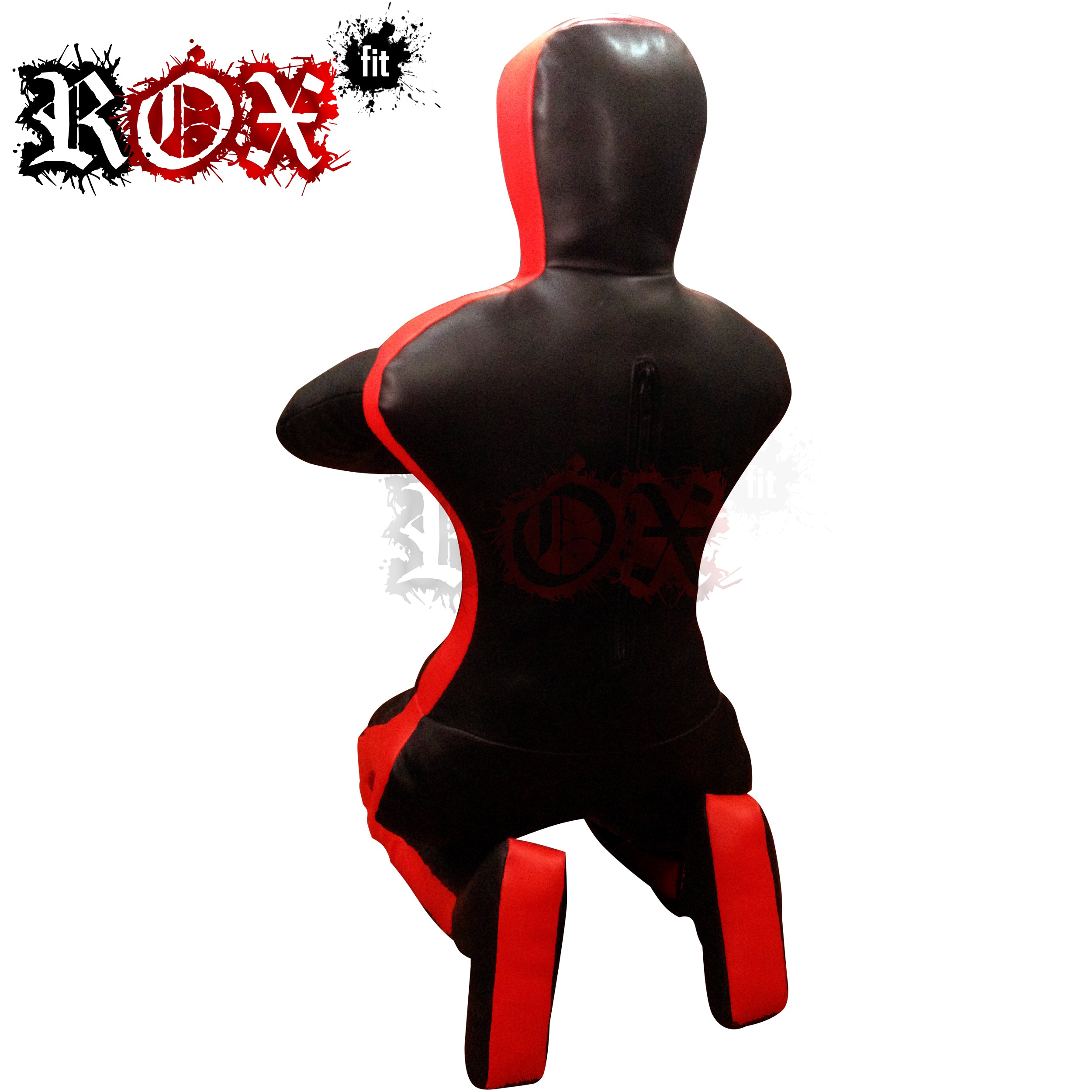Grappling Dummy Submission Style MMA Dummy Black Red Vinyl