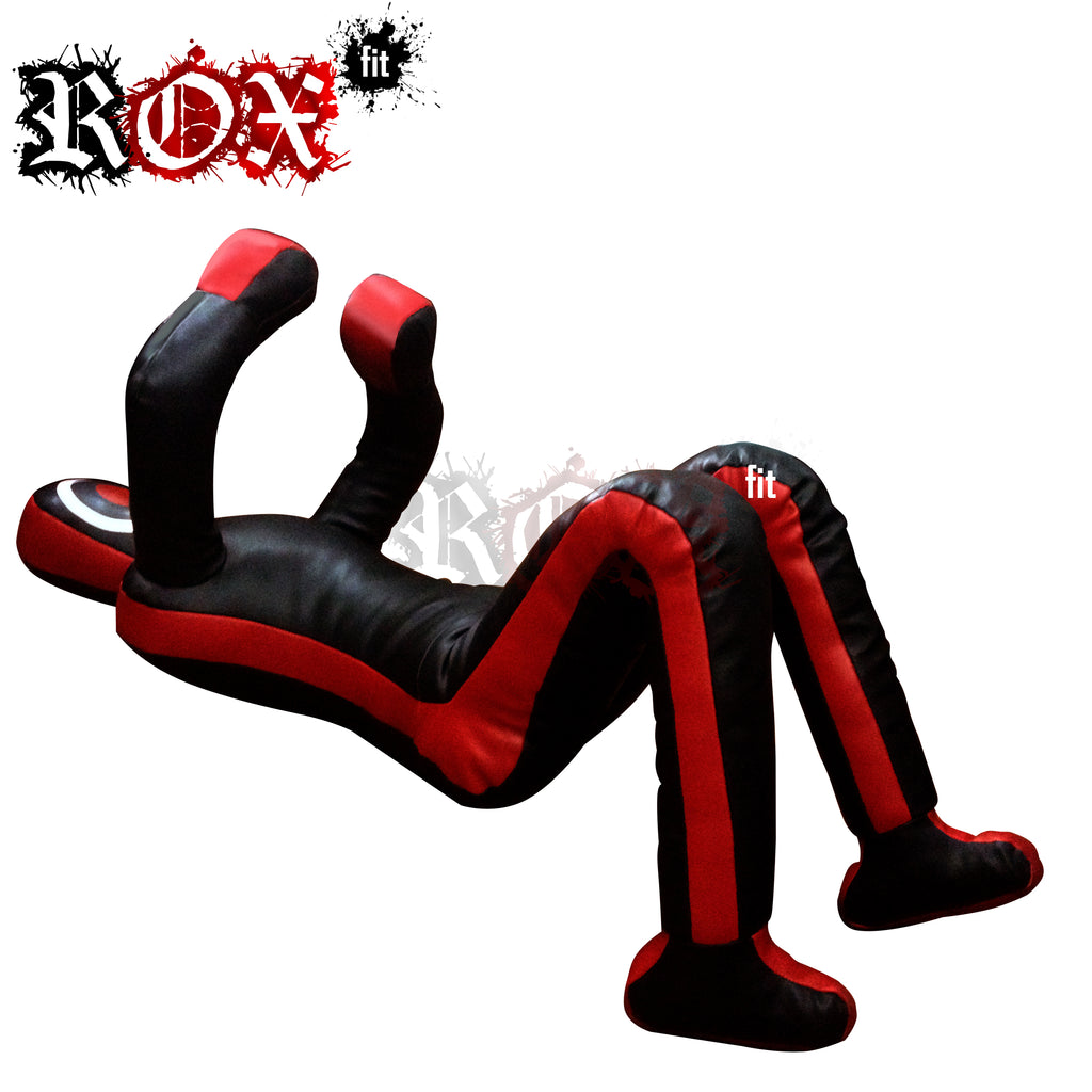 Grappling Dummy Submission Style MMA Dummy Black Red Vinyl
