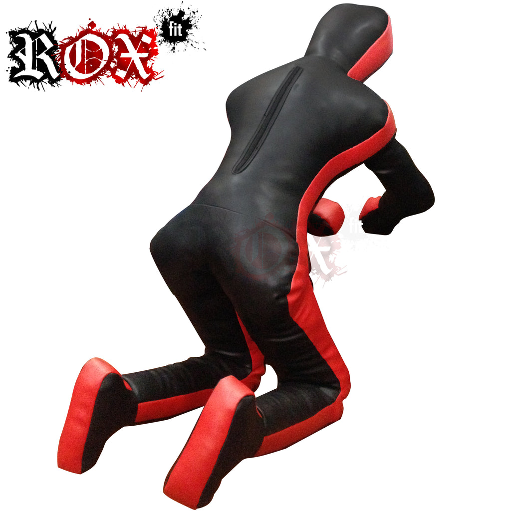 Grappling Dummy Submission Style MMA Dummy Black Red Vinyl
