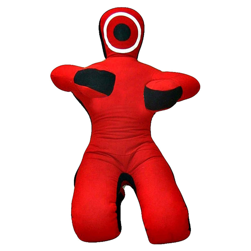 Grappling Dummy Submission Style MMA Dummy Red Black Heavy Duty Fabric