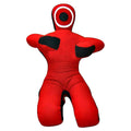 Grappling Dummy Submission Style MMA Dummy Red Black Heavy Duty Fabric