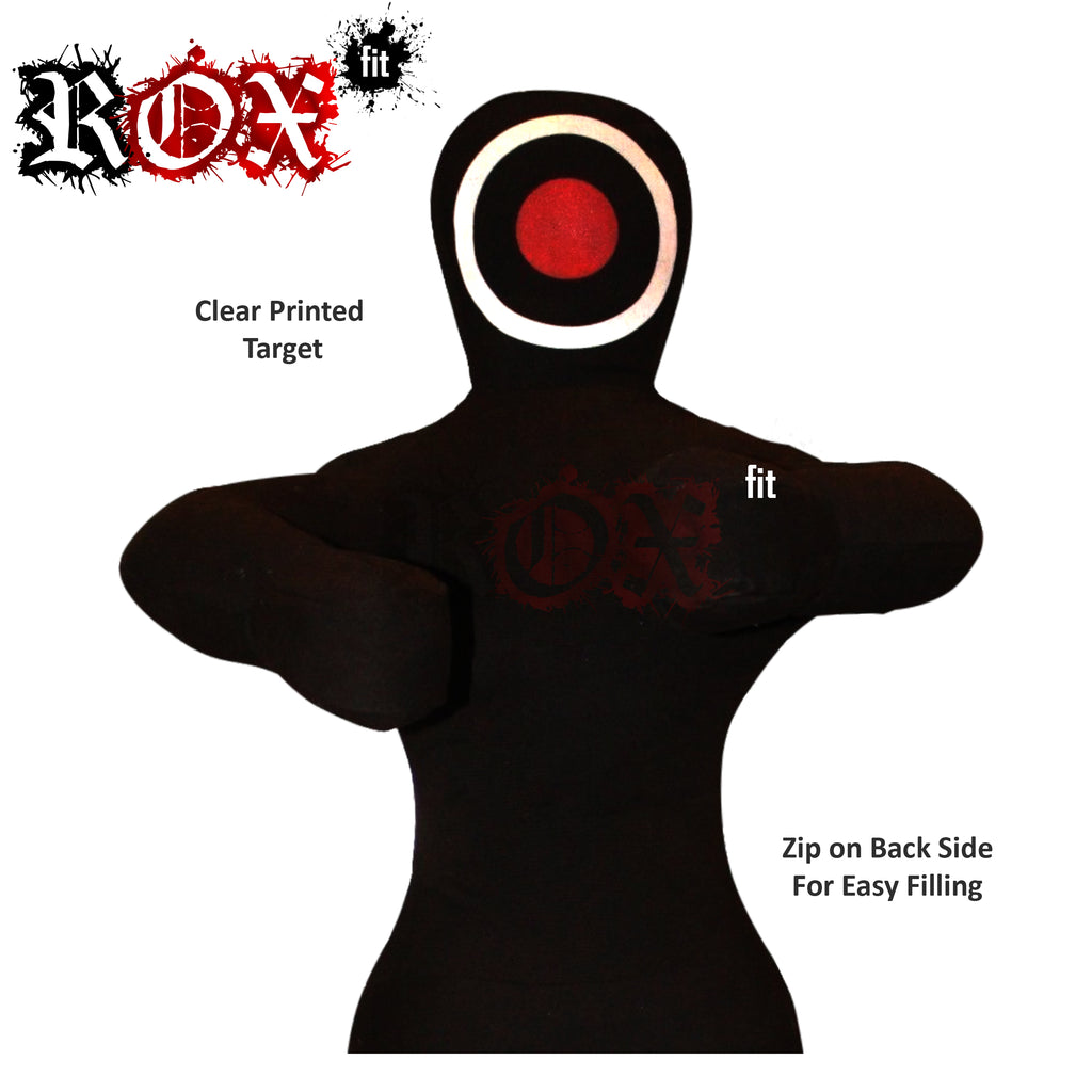 Grappling Dummy Throwing Style MMA Dummy Black Heavy Duty Fabric