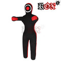 Grappling Dummy Throwing Style MMA Dummy Black Red Heavy Duty Fabric