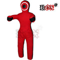 Grappling Dummy Throwing Style MMA Dummy Red Black Heavy Duty Fabric