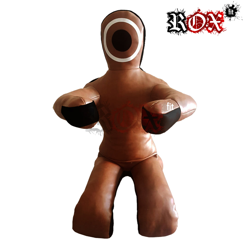 Grappling Dummy Submission Style MMA Dummy Brown Black Vinyl