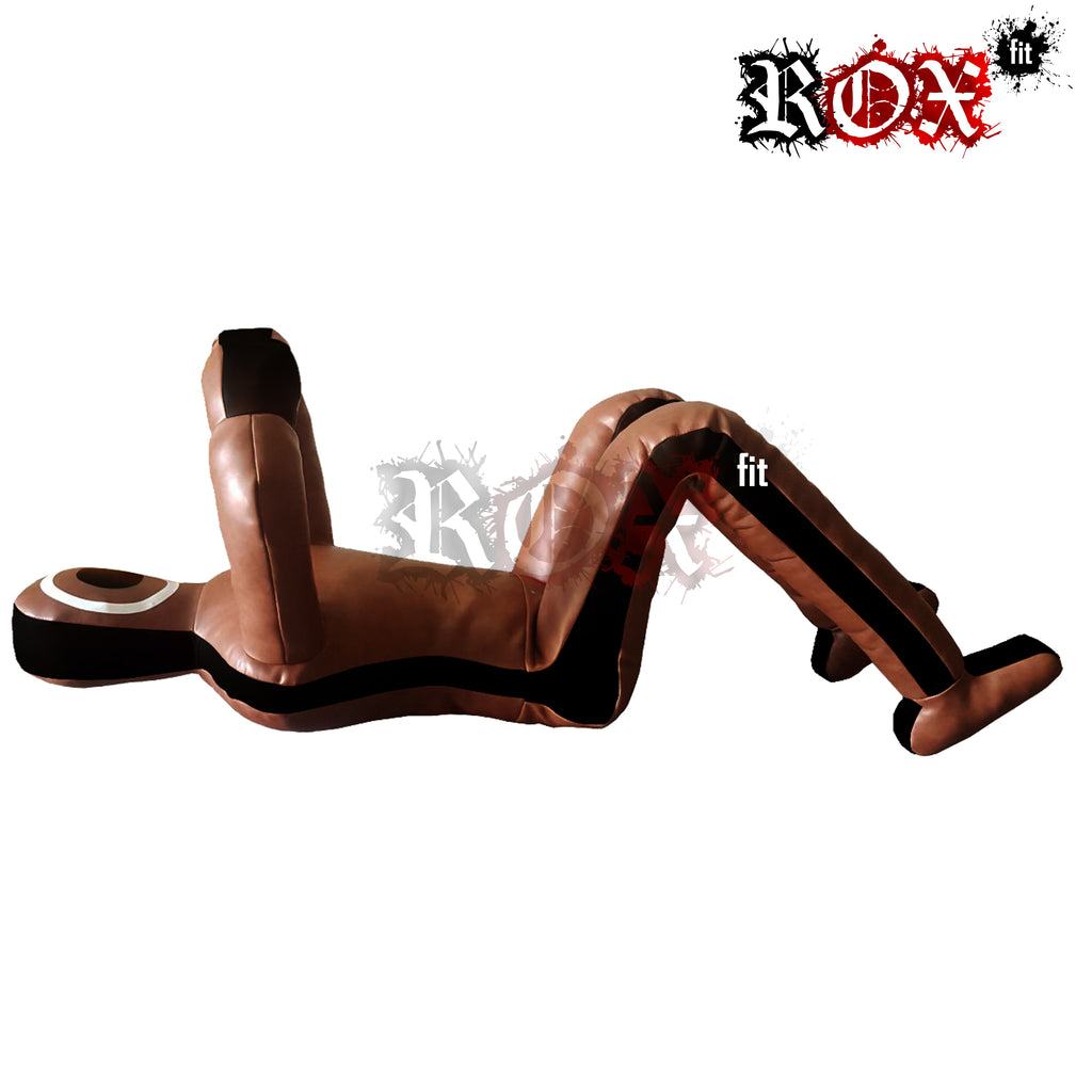 Grappling Dummy Submission Style MMA Dummy Brown Black Vinyl