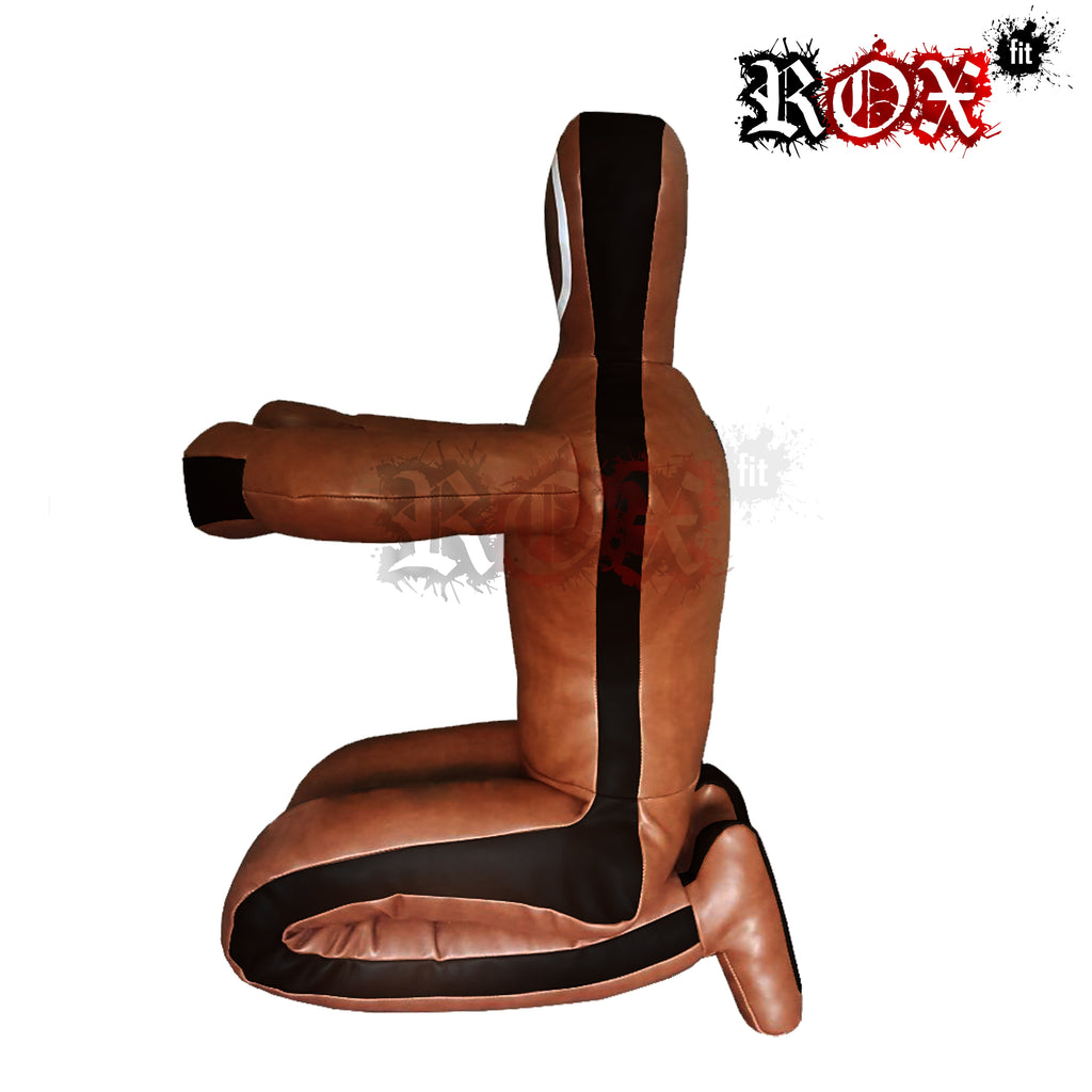 Grappling Dummy Submission Style MMA Dummy Brown Black Vinyl