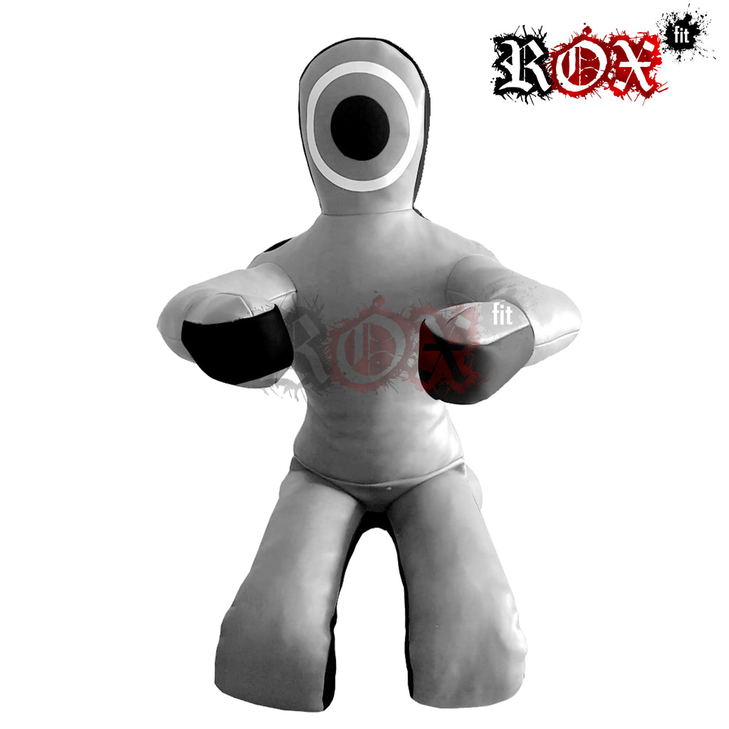 Grappling Dummy Submission Style MMA Dummy Gray Black Vinyl