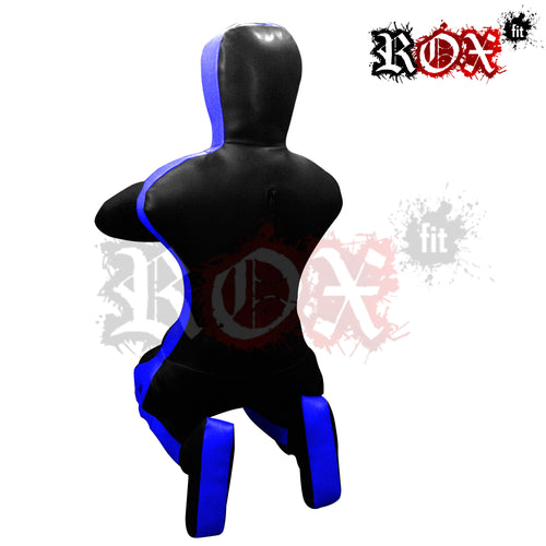Grappling Dummy Submission Style MMA Dummy Black Blue Vinyl