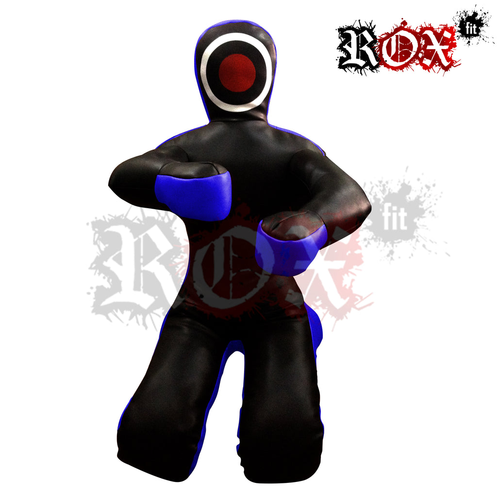 Grappling Dummy Submission Style MMA Dummy Black Blue Vinyl