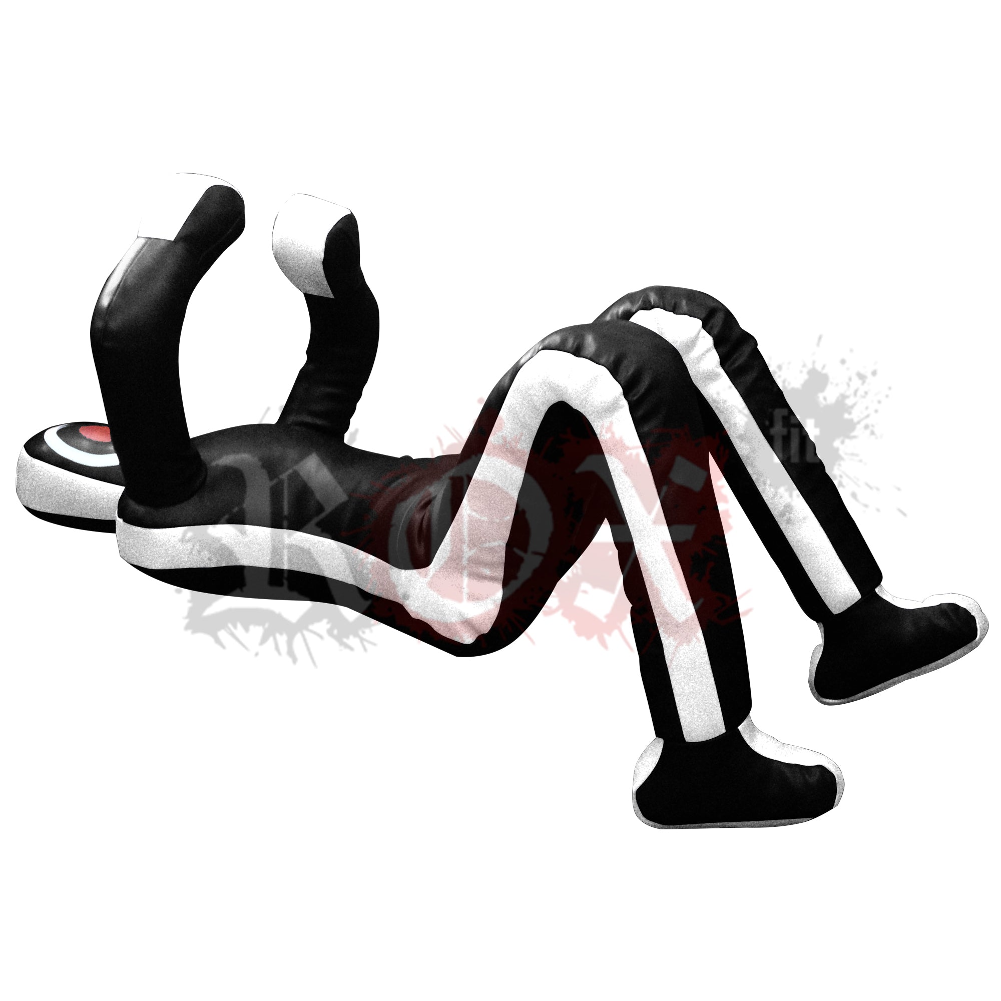 Grappling Dummy Submission Style MMA Dummy Black White Vinyl
