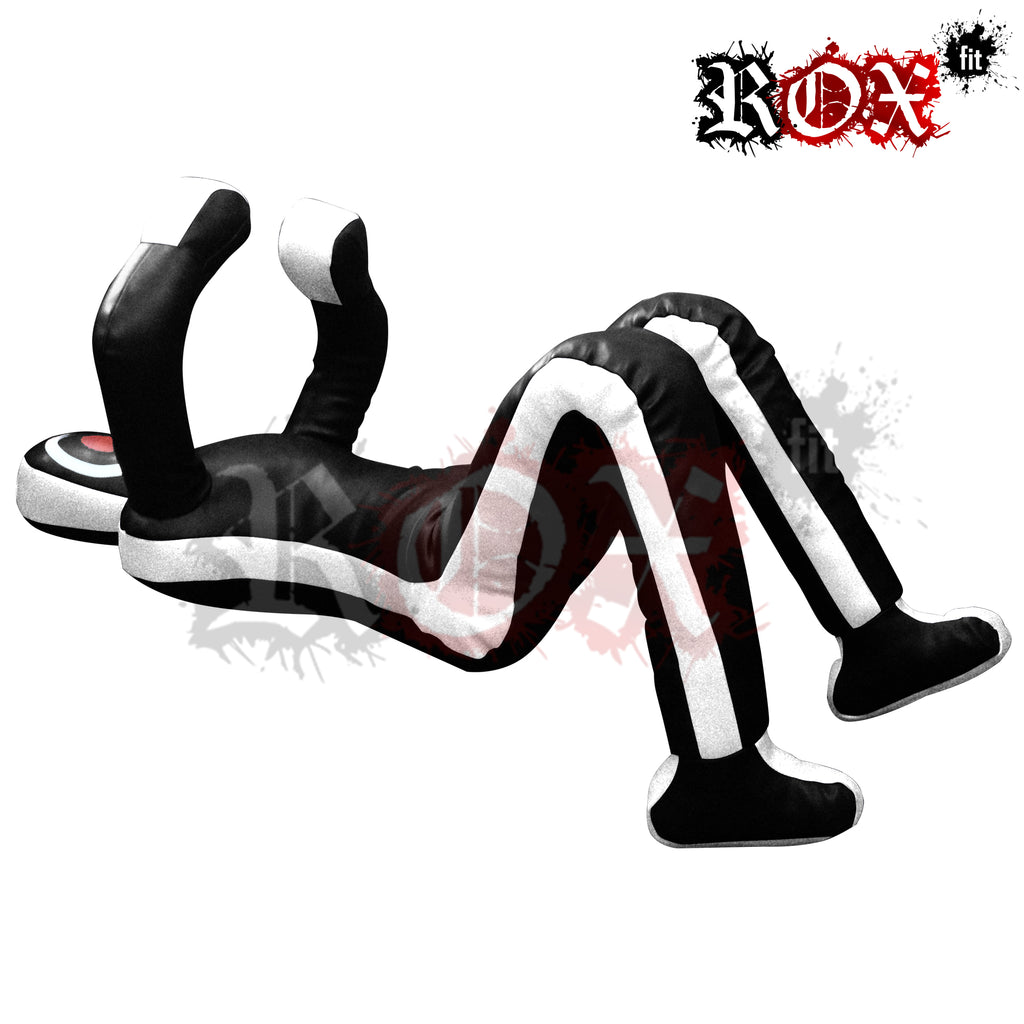 Grappling Dummy Submission Style MMA Dummy Black White Vinyl