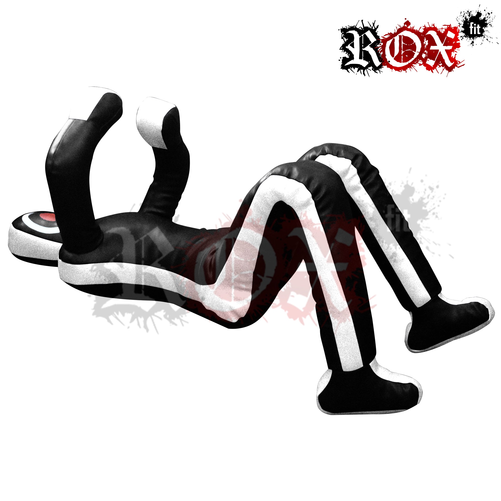 Grappling Dummy Submission Style MMA Dummy Black White Vinyl